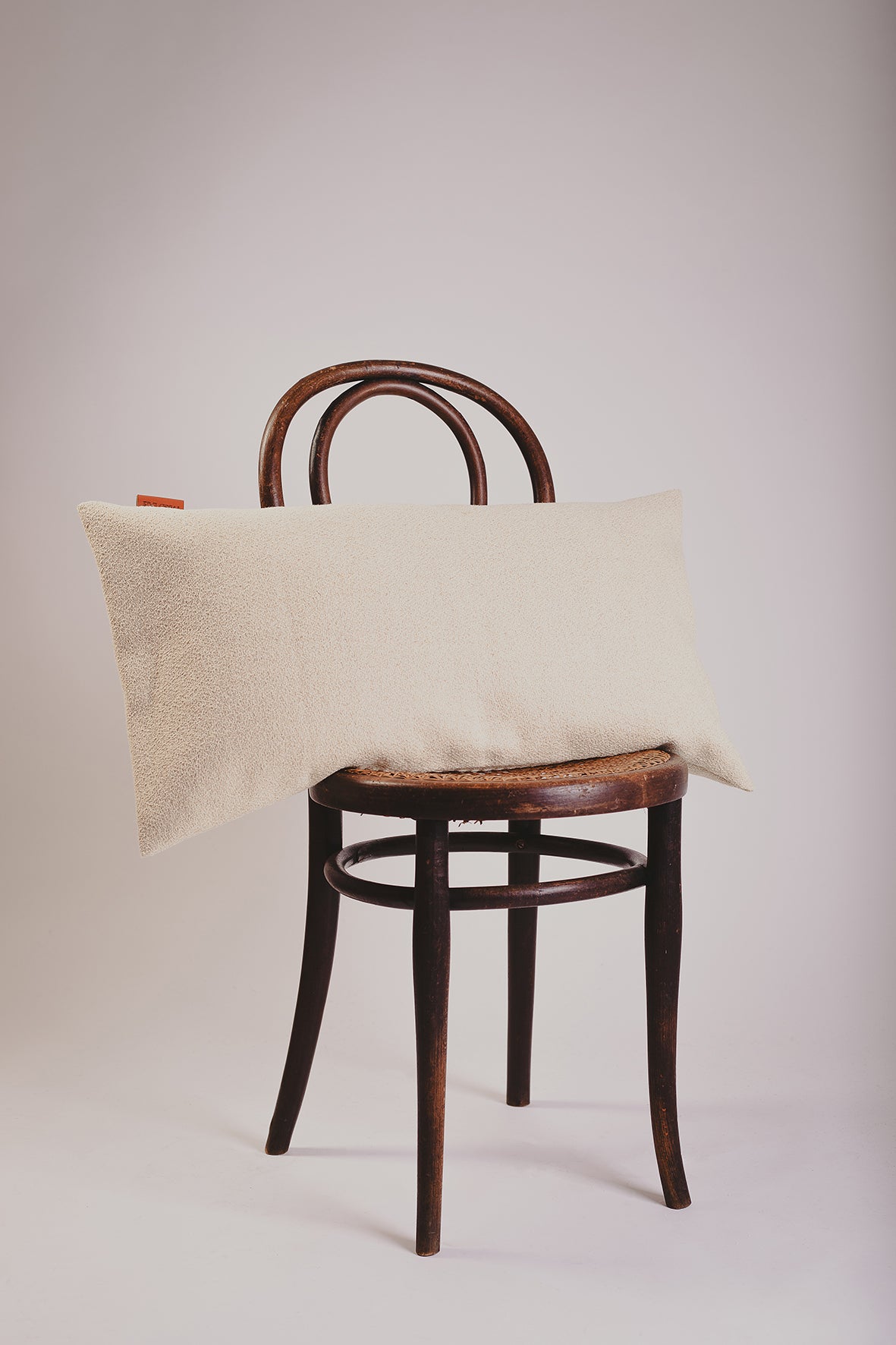 Coussin rectangle en bure de laine et chanvre - Le Chaleureux