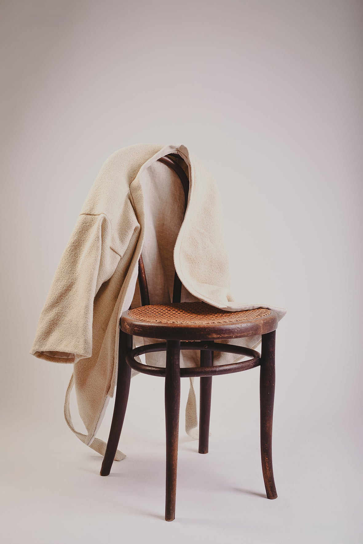 Kimono en laine et chanvre