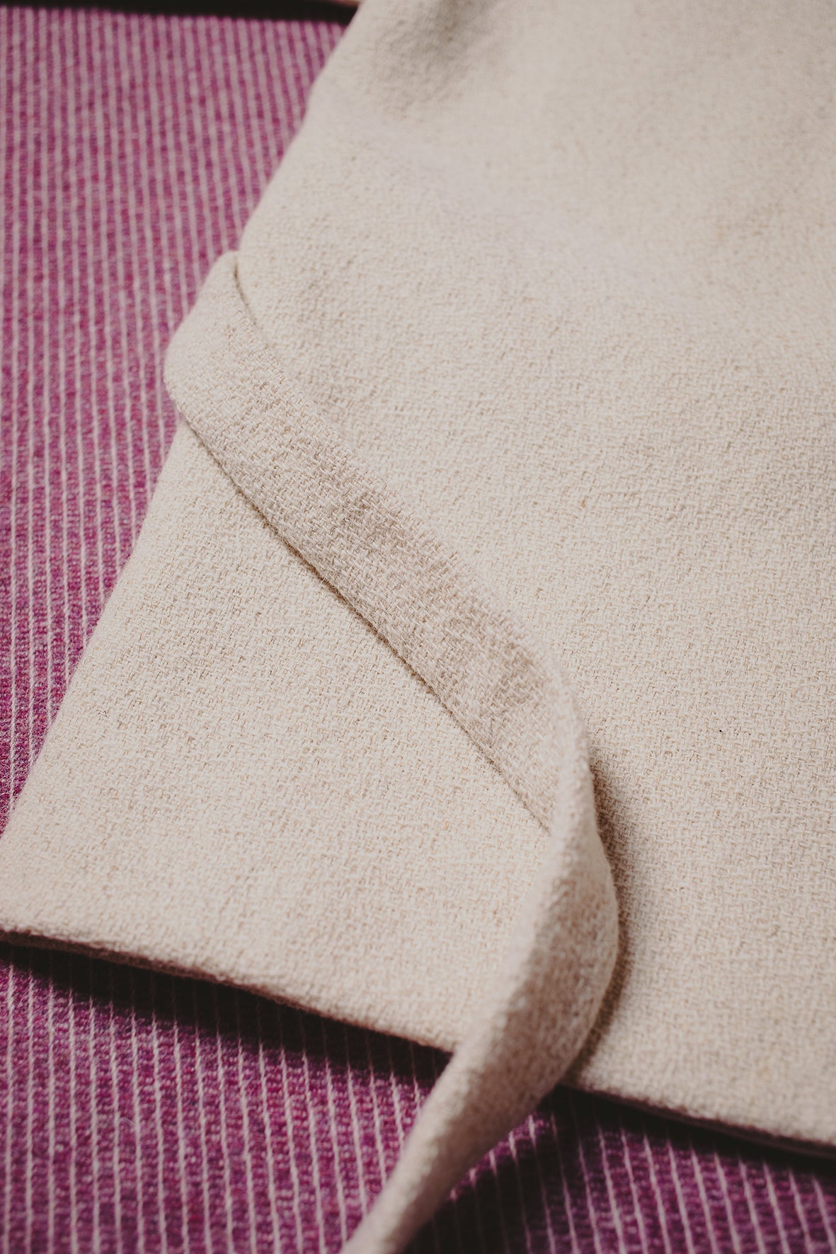 Kimono en laine et chanvre