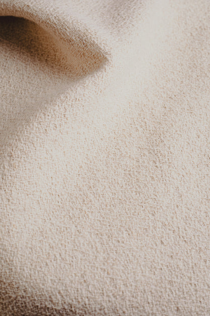 Petit plaid de naissance Premium en bure de laine et chanvre – L’Affectueux