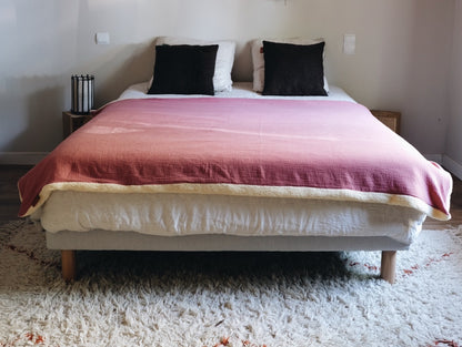Plaid en laine et coton bio - L'Affectueux