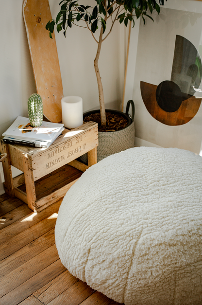 Pouf Nuage en laine - Le Paresseux