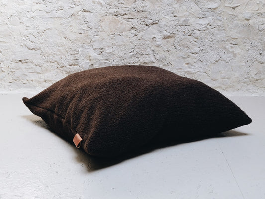 Pouf carré en laine - Le Paresseux