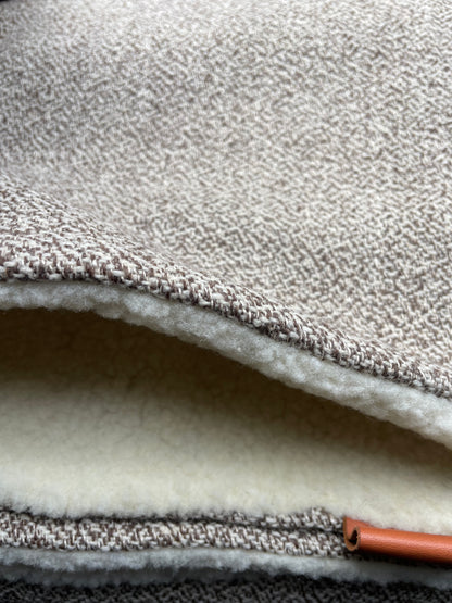 Plaid premium en bure de laine et chanvre - L'Affectueux