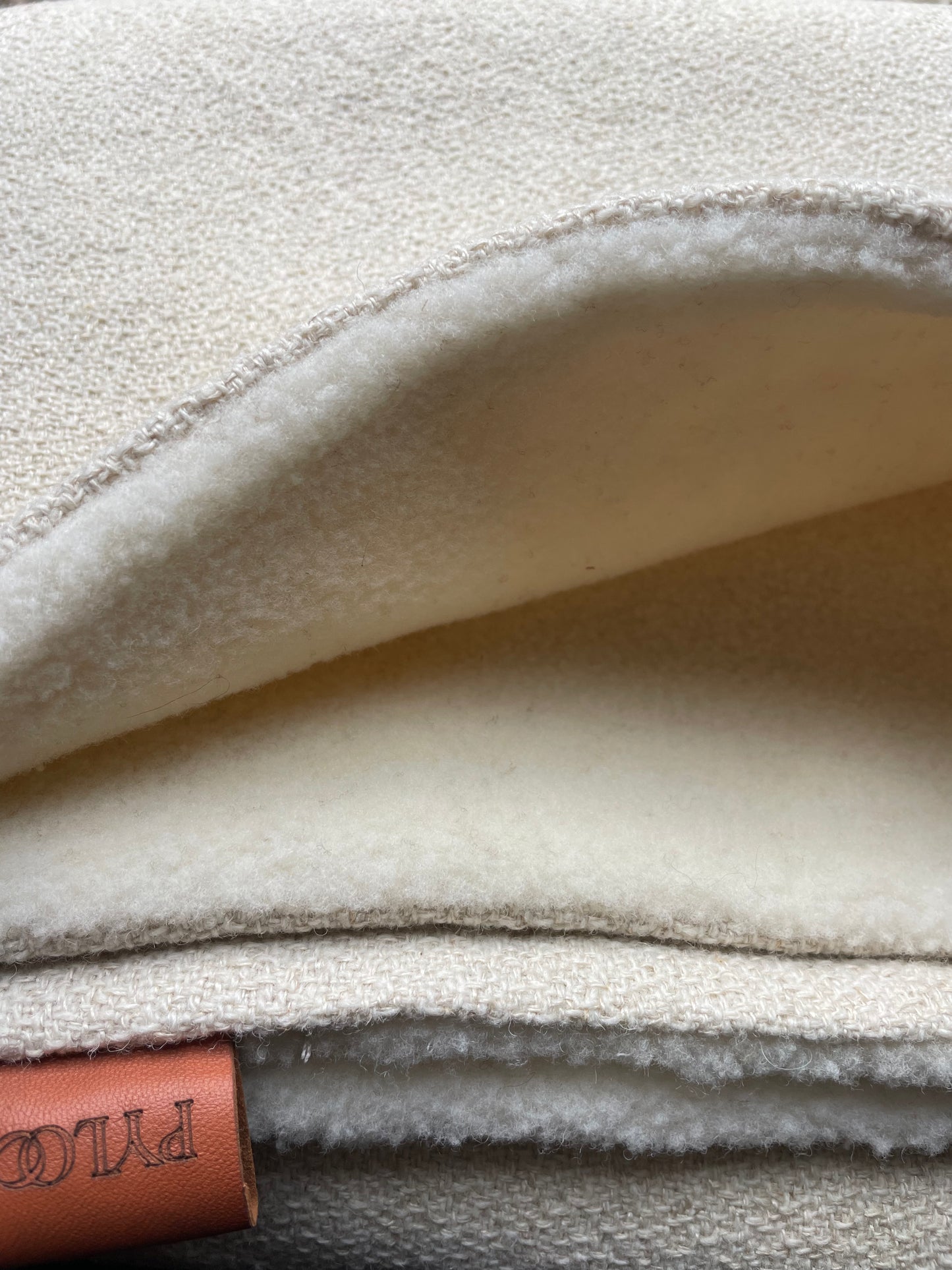 Plaid premium en bure de laine et chanvre - L'Affectueux