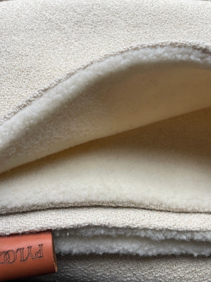 Plaid premium en bure de laine et chanvre - L'Affectueux