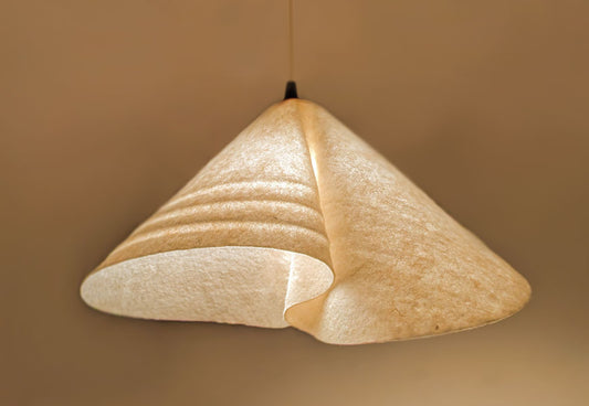 Luminaire en laine des Pyrénées - Flâneuse