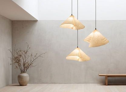 Luminaire en laine des Pyrénées - Flâneuse